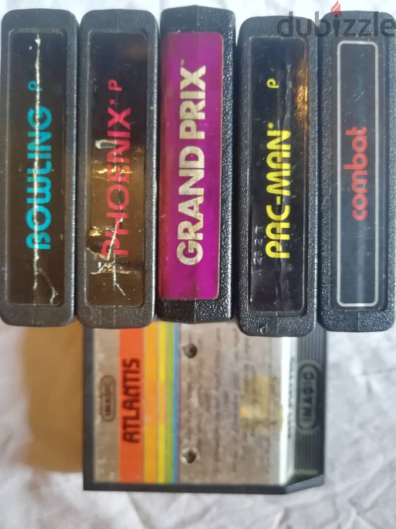 6 Atari cartridges bundle 0