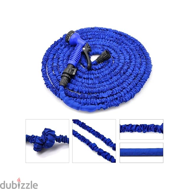 Magic Hose Garden Pipe – 15-60m Expandable Water Hose with Nozzle 10