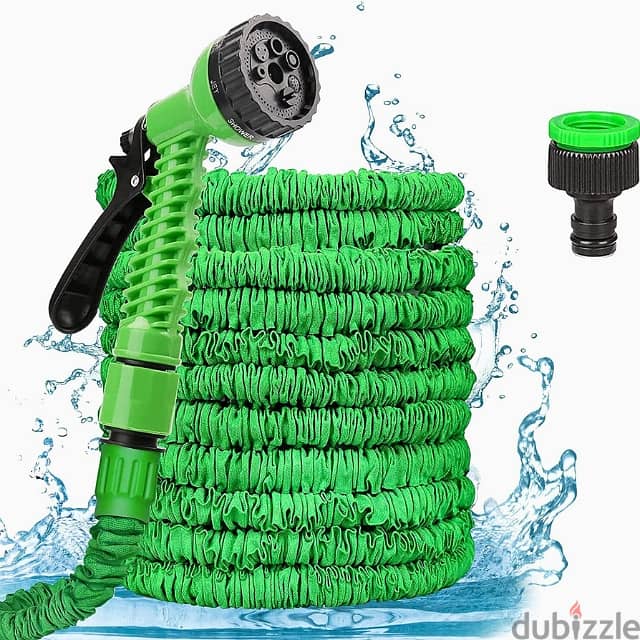 Magic Hose Garden Pipe – 15-60m Expandable Water Hose with Nozzle 11