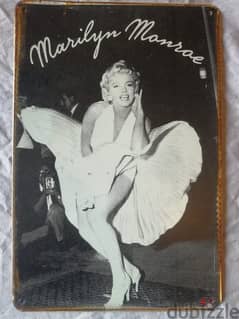 Marilyn Monroe  famous photo on tin plate size 20*30 0