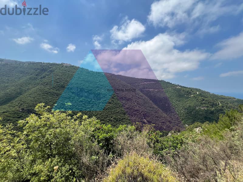 A 608 m2 land having an open mountain view for sale in Blat/Jbeil 3