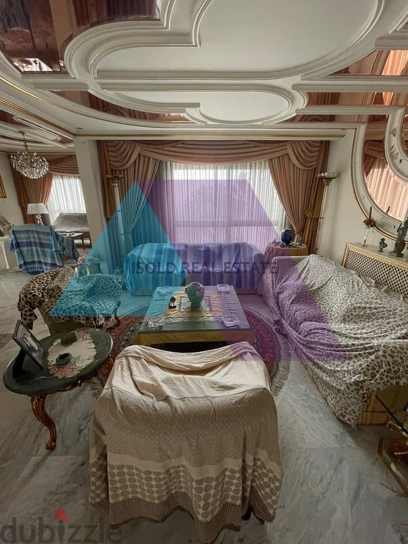 A decorated furnished 400 m2 duplex apartment for sale in Mtayleb 2