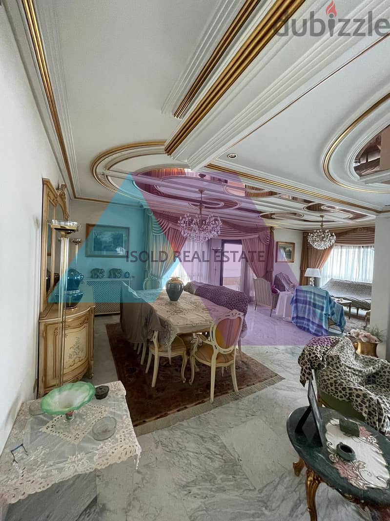 A decorated furnished 400 m2 duplex apartment for sale in Mtayleb 3