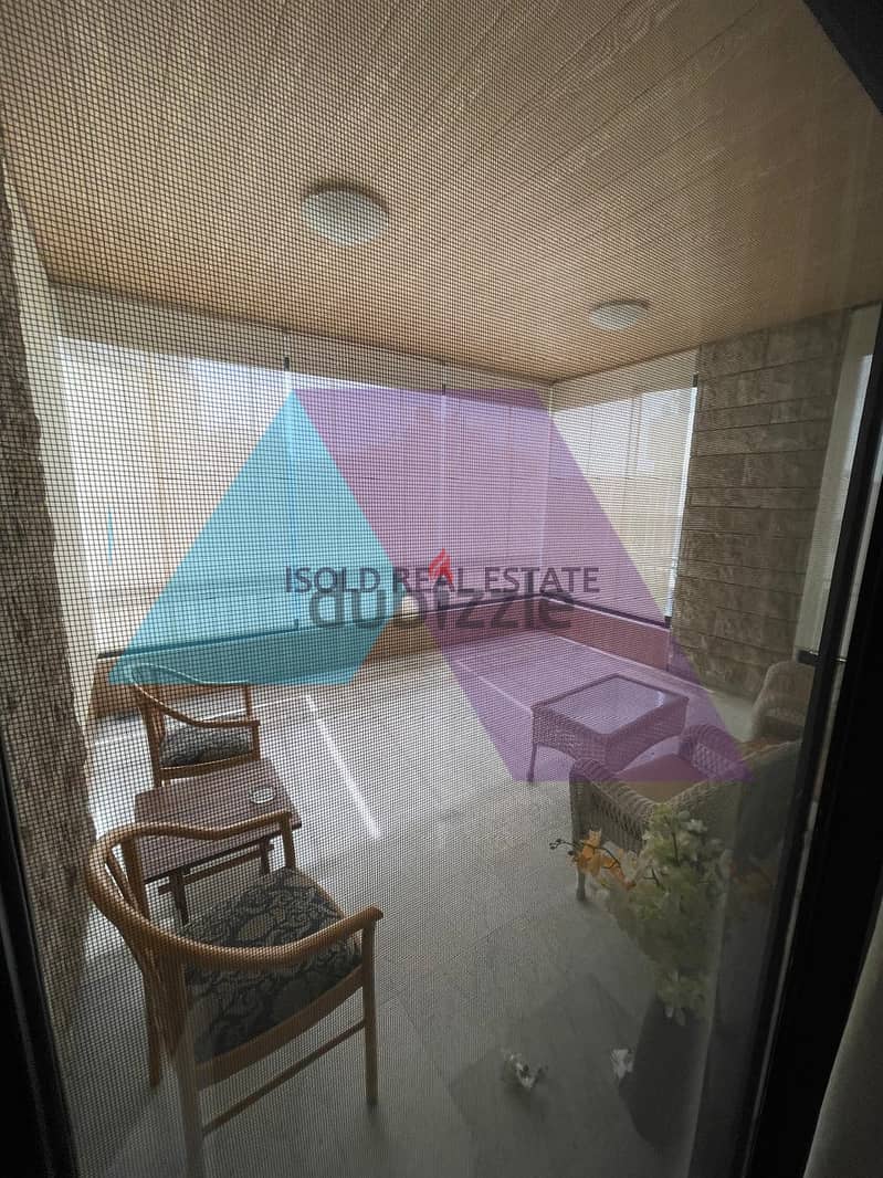 A decorated furnished 400 m2 duplex apartment for sale in Mtayleb 6