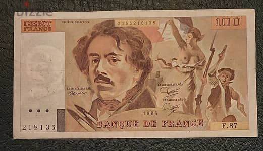 France 100 francs 1984. P-154