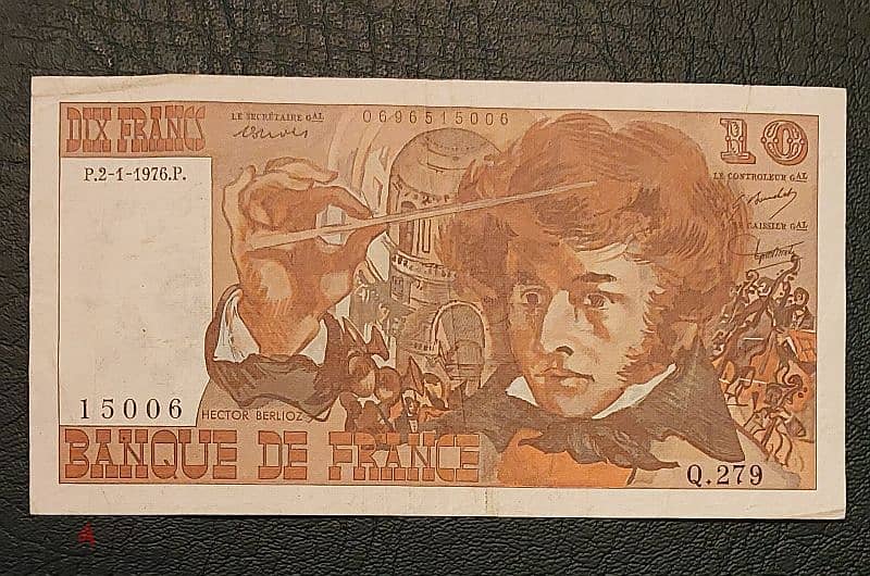 1976 France 10 Francs. P-150 1