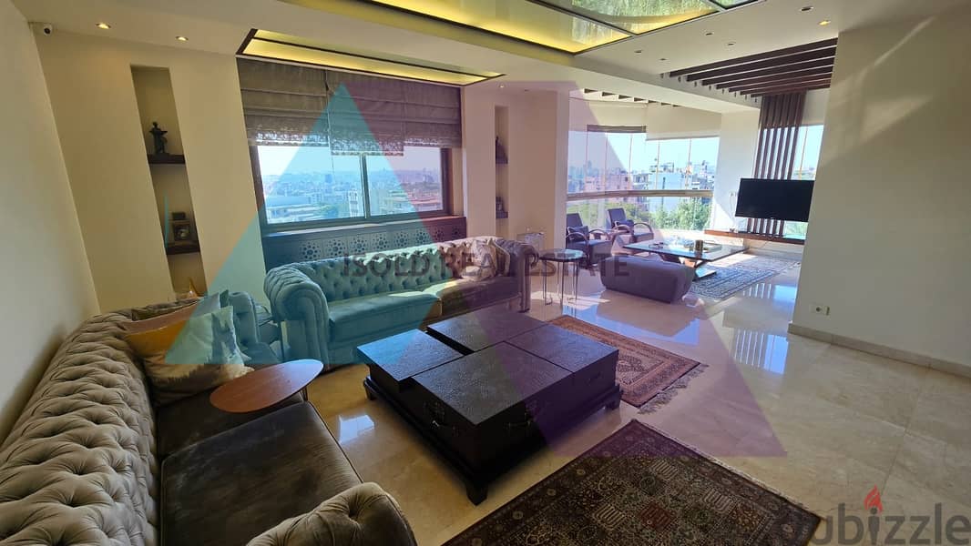 Decorated 250 m2 apartment + open view for sale in Brazilia/Baabda 0