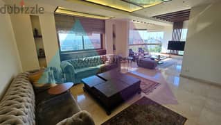 Decorated 250m2 apartment +open view for Rent in Brazilia/Baabda