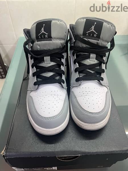 Jordan 1 Mid GS (grey smoke) 0