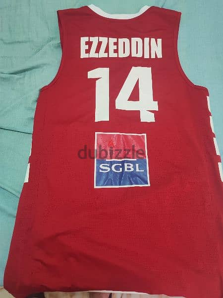 Lebanon Basketball Jersey FIBA 2019 Karim Ezzedin XL 1