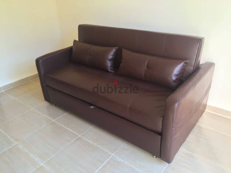 Double Seater Sofa - Bed اريكة صوفا و تخت 3