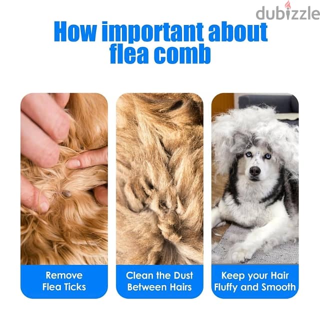 Electric Flea Brush for Cats & Dogs, Tick & Lice Grooming Comb 10