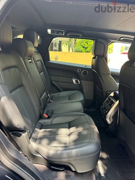 Range Rover Sport HSE V6 2018 black on black (clean carfax) 11