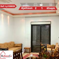 Furnished apartment for sale in ajaltoun شقة مفروشة في عجلتون