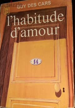 book antique - l'habitude d'amour 1971 0