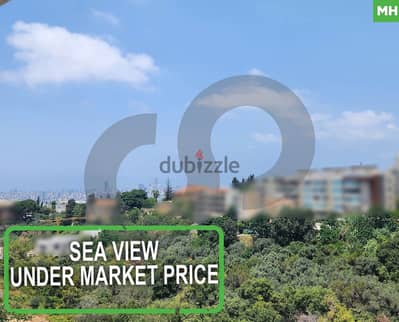 1400sqm land with Stunning Sea View in yarze/اليرزة  REF#MH110553