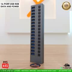 16 Port Usb 3.0 Hub | Data And Power | Computer Accessory