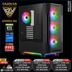 GAMDIAS ATHENA M6 CORE i7-12700 RTX 3070 RGB DESKTOP COMPUTER OFFER