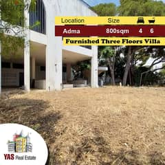 Adma 800m2 | 300m2 |Villa three Floors| Furnished | Unique Property|IV 0