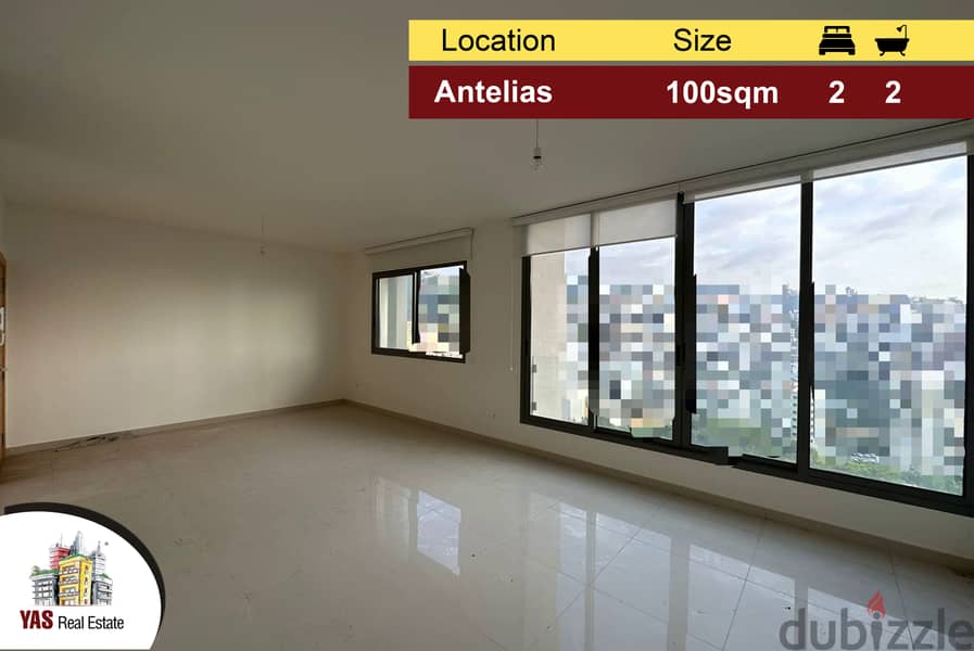 Antelias 100m2 | View | Calm Street | Luxury | Excellent Condition |MJ 0