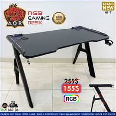 AOR ESPORTS H1-7 | CARBON FIBER FINISH RGB GAMING DESK OFFER