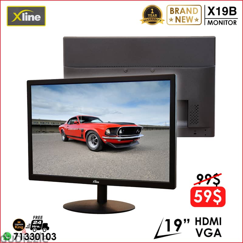 19" LED MONITOR Discount ONLY $59 0