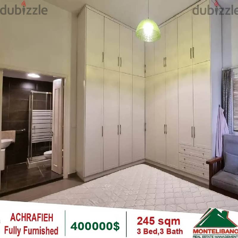 400000$!! Fully Furnished&Decorated Apartment for sale in Achrafieh 4