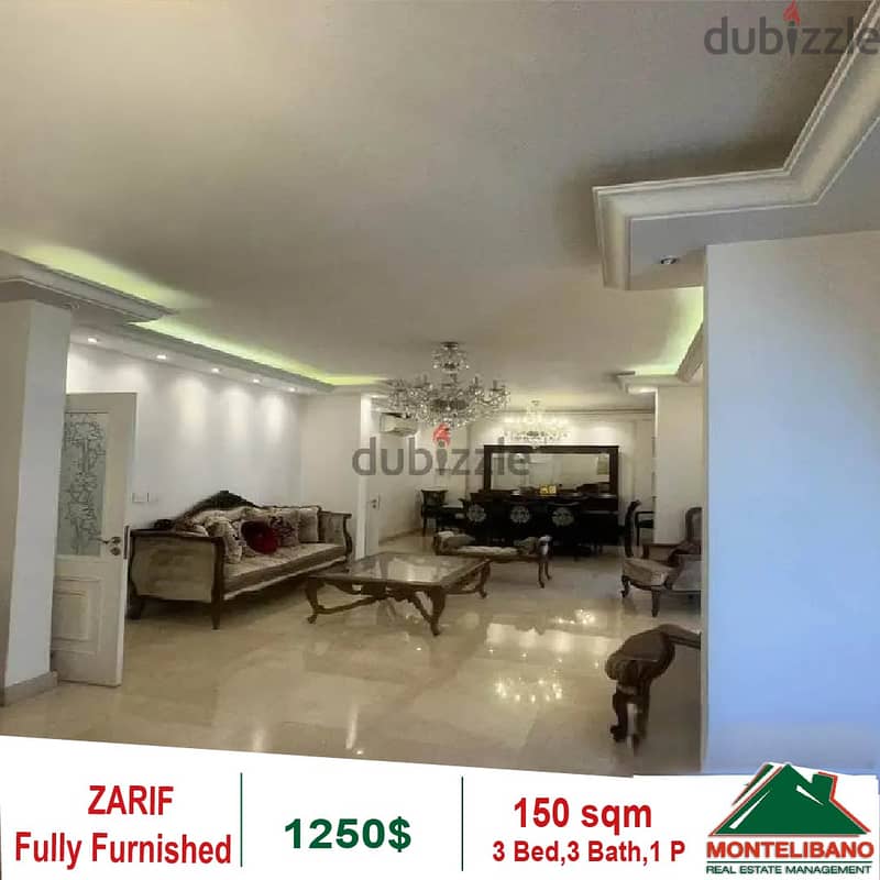 1250$!! Fully Furnished Apartment for rent located in Zarif 0