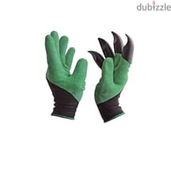 Garden Genie Gloves: Rubber Gardening Gloves for Raking  & Digging 0