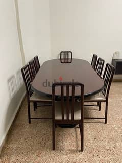 dining Table with 8 chairs