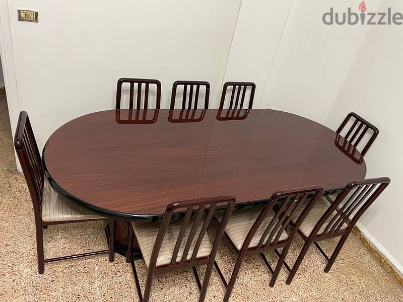 dining Table with 8 chairs 1