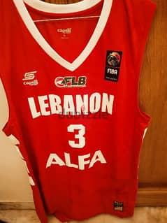 Lebanon Basketball Jersey FIBA 19 Ater Majok XL 0