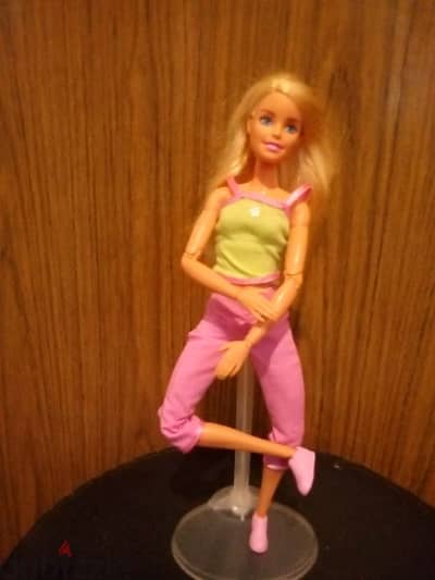 Barbie MADE TO MOVE Mattel2017 JOINTS body Great Wearing doll+Shoes=26