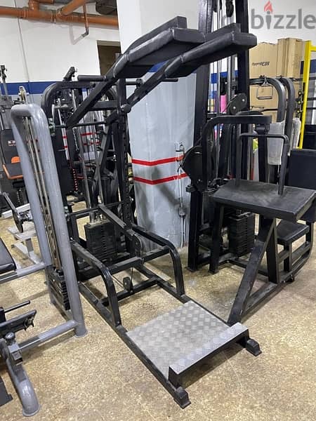 squat and calve machine like new for gym use 1