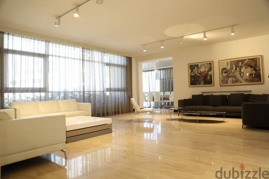 HIGH-END IN ACHRAFIEH PRIME + GYM , POOL , SEA VIEW (300SQ) , (AC-889) 1