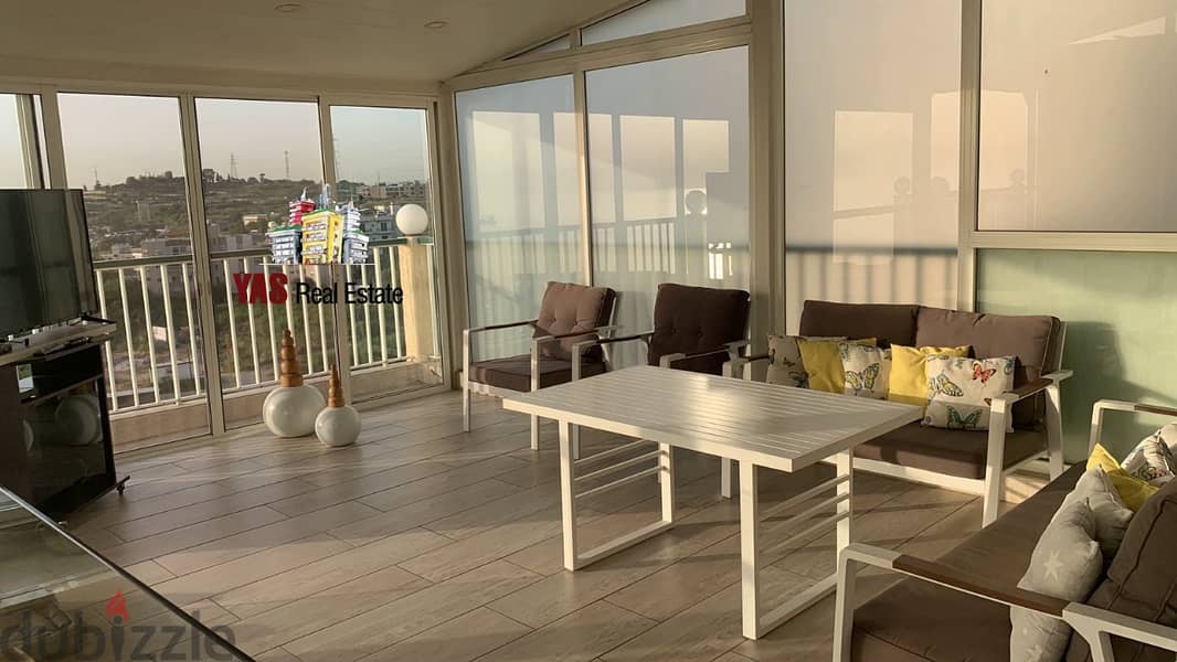 Dbayeh 240m2 | 75m2 Terrace | Fully Decorated | Modern | Sea View | PA 2