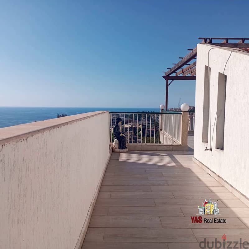 Dbayeh 240m2 | 75m2 Terrace | Fully Decorated | Modern | Sea View | PA 11