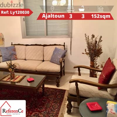 Furnished apartment available in Ajalroun شقة مفروشة متاحة في عجلون