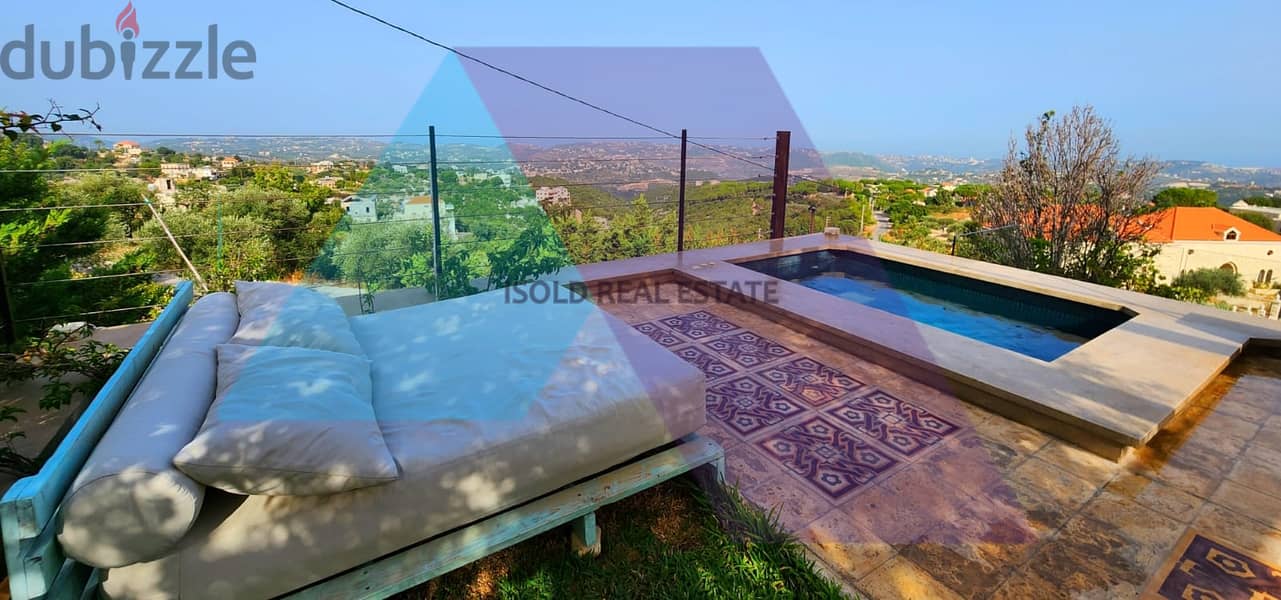 A 220 m2 villa with a pool and garden for sale in Batroun 1