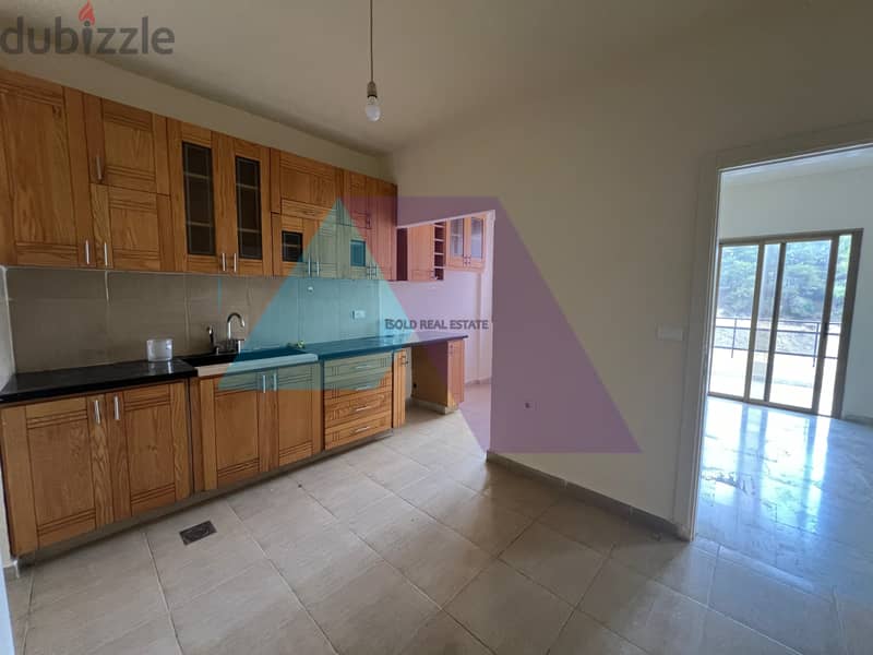 Semi Furnished 150 m2 apartment+mountain/sea view for sale in Hbaline 6