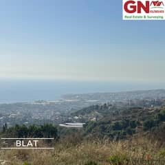 Land In Blat For Sale Unblockable SeaView ارض للبيع في بلاط منظر ساحر