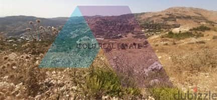 22,837 m2 land+open view for sale in Hrajel - أرض في حراجل