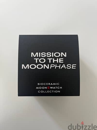 OMEGA SWATCH Mission to the MoonPhase Black high quality