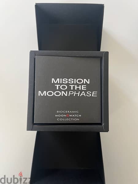 OMEGA SWATCH Mission to the MoonPhase Black high quality 2