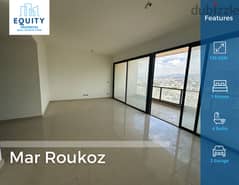 Mar Roukoz | Panoramic View | 130 SQM | 175,000$ | #JZ77153 0