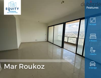 Mar Roukoz | Panoramic View | 130 SQM | 175,000$ | #JZ77153