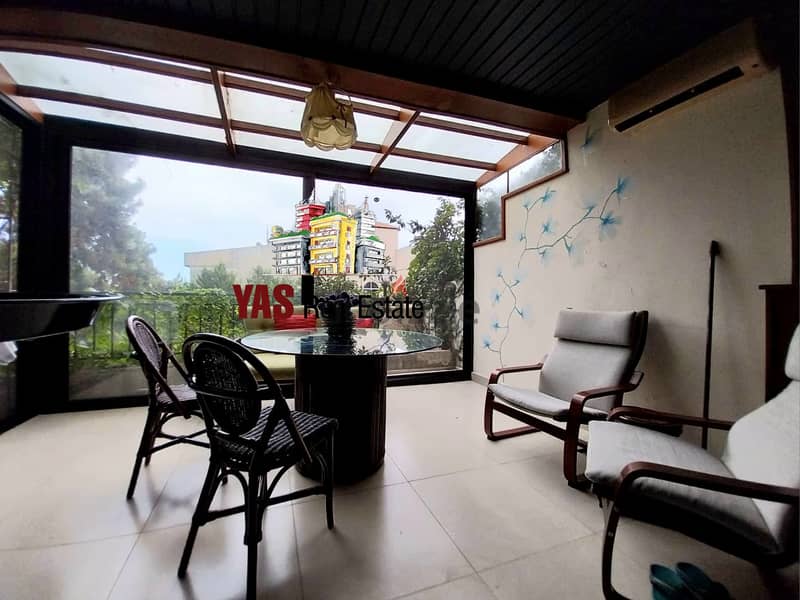 Kfarhbab 100m2 | 130m2 Terrace/Garden | Furnished-Equipped |IV MY 6