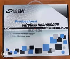 wireless microphone brand leem,2 mic wireless hand,new never used 0