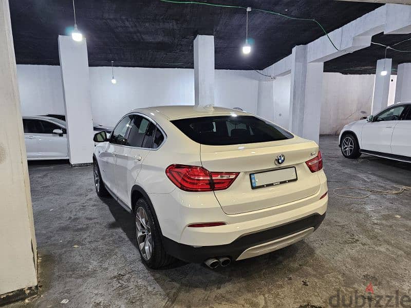 2015 BMW X4 2.8 X-Drive White/Brown Leather Clean Carfax Like New! 4