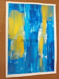 acrylic painting abstract art 45$